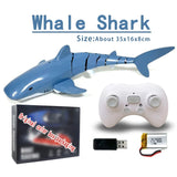 2.4G Radio Remote Control Shark Water Bath Toys Kids Boys Children Swimming Pool Electric Rc Fish Animals Submarine Boats Whale