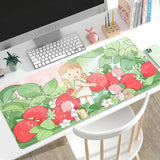 Mouse Pad Gamer Cute Anime XL HD Large Custom Mousepad XXL keyboard pad Non-Slip Carpet Soft Office Accessories Mice Pad