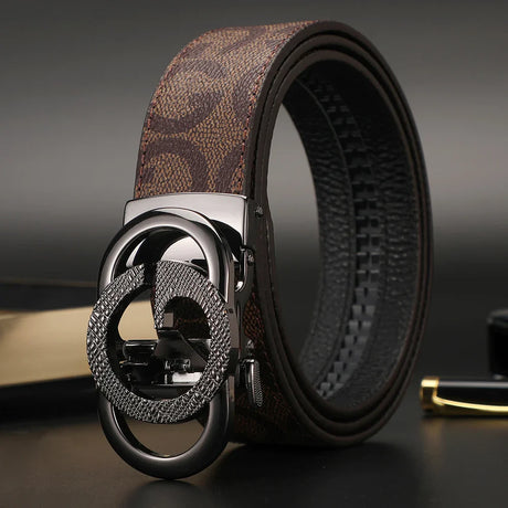 Luxury Vintage Designer Brand belt Width 34mm Belt Men High Quality Genuine Leather Women Belt Dress Strap for Jeans Waistband