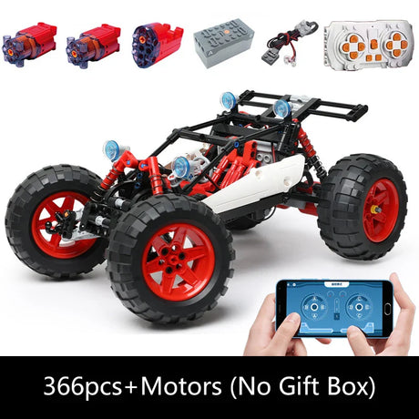 Technical Buggy Car K96116 APP Remote Control Moter Power Building Blocks Bricks Programming Gift Sets Toys For Children Kids