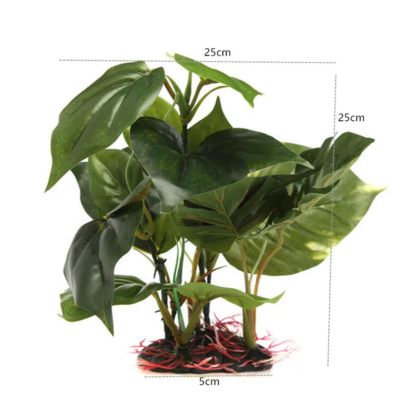 24-52cm Large Aquarium Plants Plastic Grass Fish Tank Decor Artificial Fake Water Plant Ornaments Aquarium Accessories