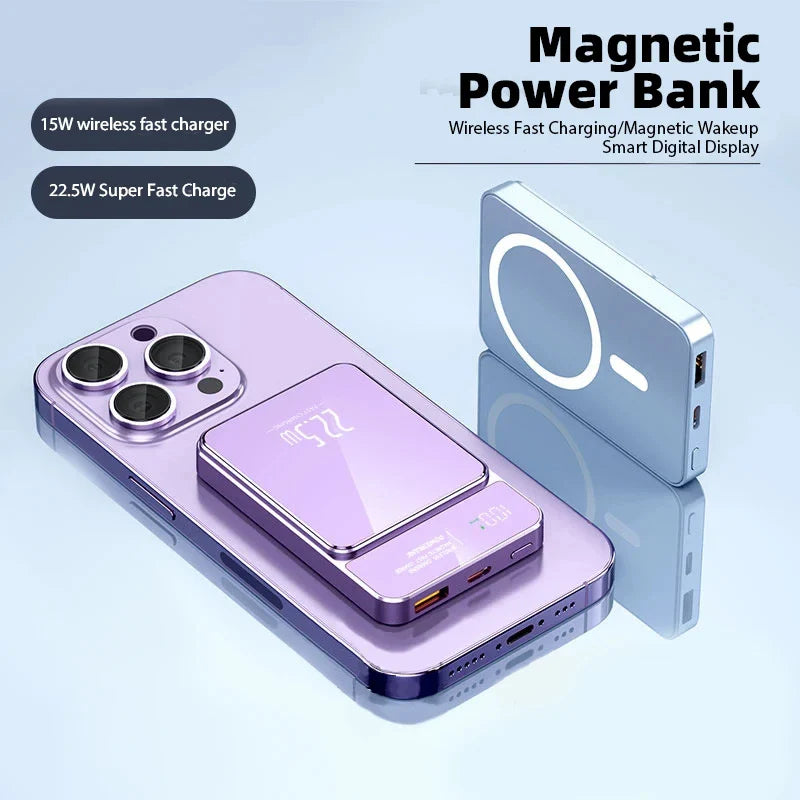 Xiaomi Power Bank 30000 MAh Wireless Magnetic Power Bank Magsafe Super Fast Charging Suitable For IPhone Xiaomi Samsung Huawei