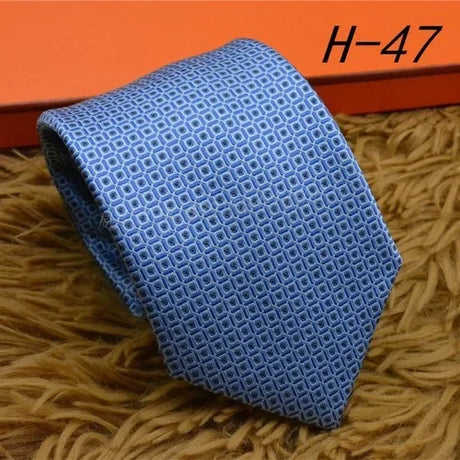 2024 new H Family 100% Silk Tie Creative Stripe Gift for Work Wedding 8cm Suit Accessories necktie  bowties  collared shirt