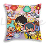 Toca Life World Pillow Case Home Decorative Toca Boca Throw Pillowcase 45*45cm Sofa Cartoon Cushion Covers Zipper Pillow Cover