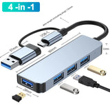 USB C Docking Station USB C Hub Multiple Monitor Adapter with 4K HDMI Monitor Adapter PD SD TF Video Card For Macbook Lenovo etc