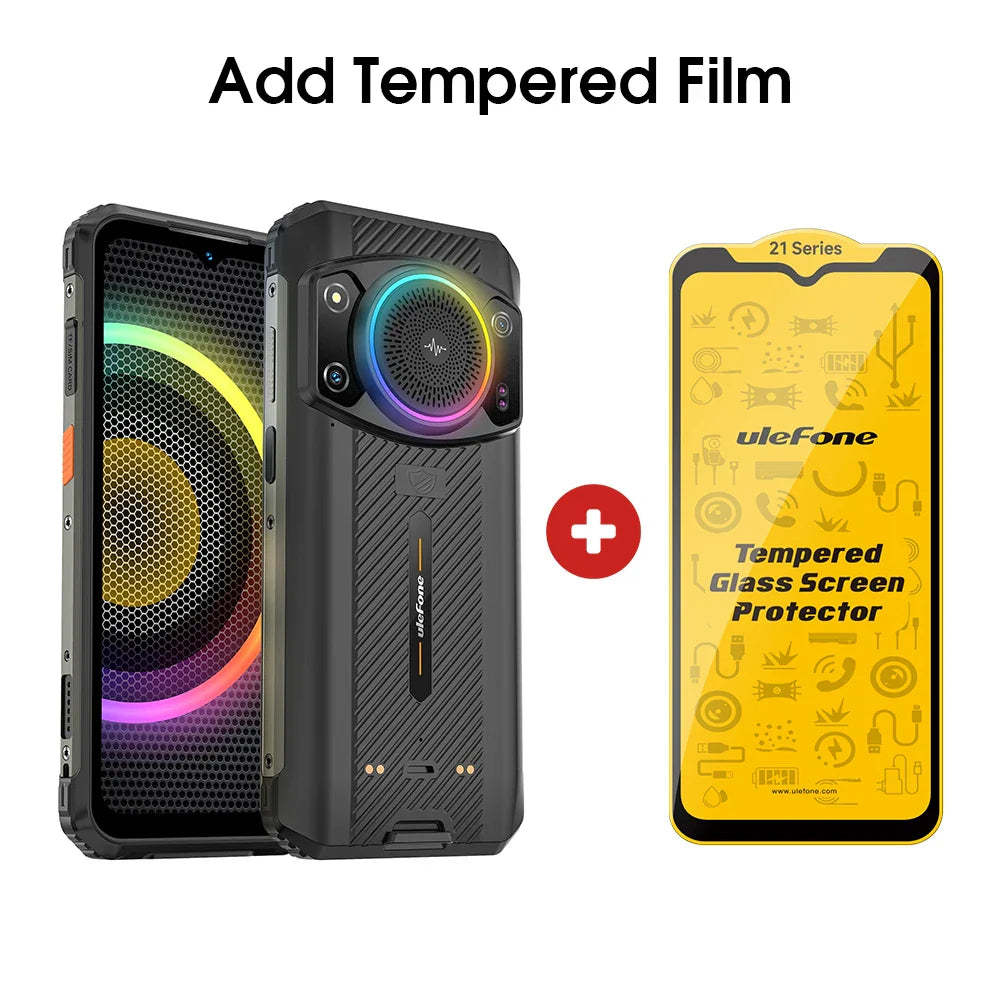 Ulefone Armor 21 Rugged Phone 16GB RAM 256GB ROM Smartphone Android 13 G99 moblie phone 64MP 9600mAh 4G Cellular Global Version