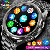 1.43 Inch 360 * 360 HD AMOLED Smartwatch Men GPS Sports Fitness Tracker Health Monitoring Waterproof Bluetooth Call Smart Watch