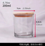 DIY Candle Jar Container Tumbler Holder Candlestick Frosted Transparent Glass Cup Handmade Candles Making Supplies Candle-making