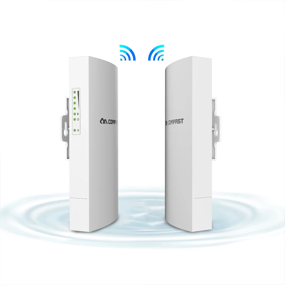 1KM 2.4G Long Distance Outdoor Wifi Access Point Extender Signal Amplifier 300Mbps Wireless Bridge CPE Wi fi Antenna AP Repeater