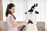 GS18-DJ Standing Garment Steamer with Roll Wheels for Easy Movement, 1.8L Water Tank for 1 Hour Continuous Steaming, Adju