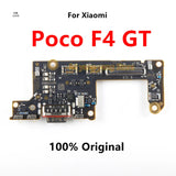 For Xiaomi Mi Poco F4 GT USB Fast Charging Dock Port Microphone Flex Cable Connector Charge Board Repair Parts