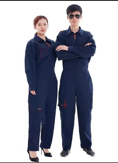 Work Overall Uniforms Men Women Working Coveralls Welding Suit Car Repair Workshop Mechanic Plus Size Clothes Warehouse Workwear