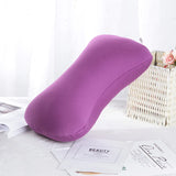 Bone Shape Roll Pillow Mini Cushion Microbead Back Sofa Cushion Throw Cozy Pillow Travel Home Office Sleep Neck Support Pillow