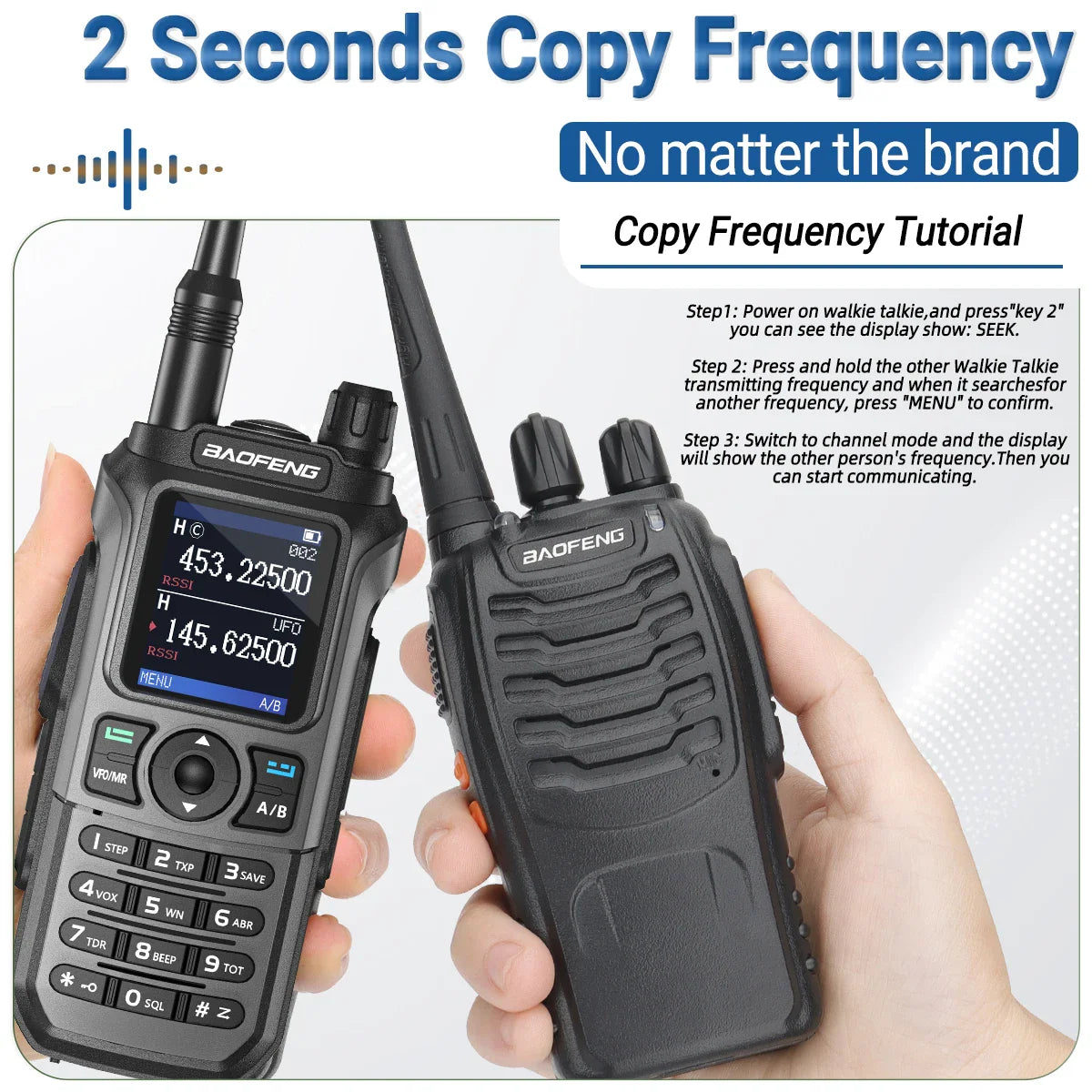 Baofeng UV-21 PRO V2 Walkie Talkie Wireless Copy Frequency 16 KM Long Range TYPE-C Two Way Radio Ham CB Radio UV-5R UV-17