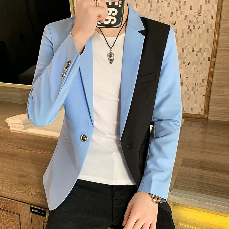 Men Blazer Slim Fit 2024 Autumn New Hot Suit Jacket Casual Streetwear Blazer Masculino Fashion Formal Blazer Hombre Men Clothing