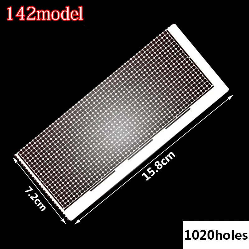 800/1020/2200holes Stainless Steel Ruler For Diamond Painting Embroidery Accessories DIY Drawing Ruler Blank Round Square Drills