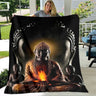 Buddha Sakyamuni Buddhism Faith Religion Soft Plush Blanket,Flannel Blanket Throw Blanket for Living Room Bedroom Bed Sofa Pray