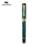 Jinhao 100 Fountain Pen Transparent Color Resin luxury Pens M/F/EF/1.0mm Extra Fine Nib Office School Supplies Stationery Gift