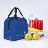 Custom The Little Prince Birds And Stars Lunch Bag Men Women Thermal Cooler Insulated Lunch Box for Adult Office