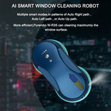 Purerobo W-R3S Robot Vacuum Cleaner Electric Window Cleaning Robot APP&Remote Control Smart Automatic Water Spray Anti-falling