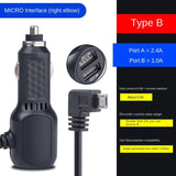 12v To 5v GPS Tracker Power Cord Plug Car Electrical Appliance Obd USB Diagnostic Tools Vehicle Charger Bend Connector And Cable