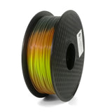 1.75mm PLA 1kg/500g/250g 3D Printer Filament Color Change with Temperature Dark Green to Red to Yellow 3D Print Material