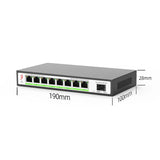 2.5g Switch 100/1000/2500Mbps RJ45 8 Ports 10Gbps SFP+ Slot Simple L2 Managed Network Switch plug and play Hub Internet Splitter