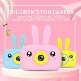 New Mini Cartoon Rabbit Camera 2 Inch HD Screen Educational Children Toys Portable Video Digital Camera SLR Camera For Kid Gifts