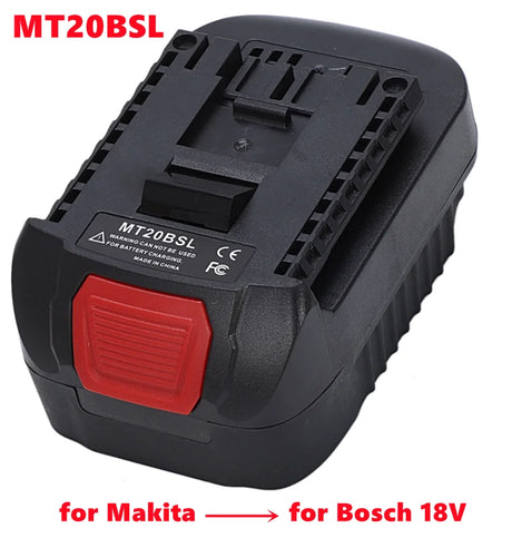 Power Tool Adapter BS18MT Converter For Bosch 18V Li-ion Battery for Makita/Milwaukee/Dewalt for Ryobi/Metabo/Worx/Devon Tool