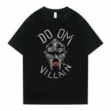 Singer Mf Doom Madlib Madvillain Double Sided Graphic Tshirt Tops Male Loose Hip Hop T Shirt Men Women Fleece Cotton T-shirts