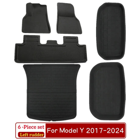 Model Y Model 3 Floor Mat 2017-2023 Luggage Mat Custom For Tesla Mat Trunk Mat 3D XPE All Weather Anti-Slip Set Floor Liner Mat