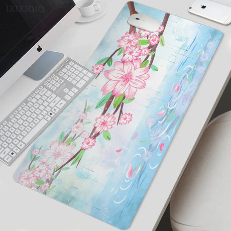 Mouse Pad Gamer Flower XL Custom Large New HD Mousepad XXL Mechanical Keyboard Pad Office Soft Office Accessories Mice Pad