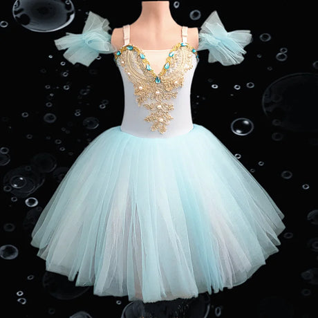 Ballet Tutu Skirt Women Dress Long Vestidos For Girls Performance Clothing Swan Belly Dance Skirts