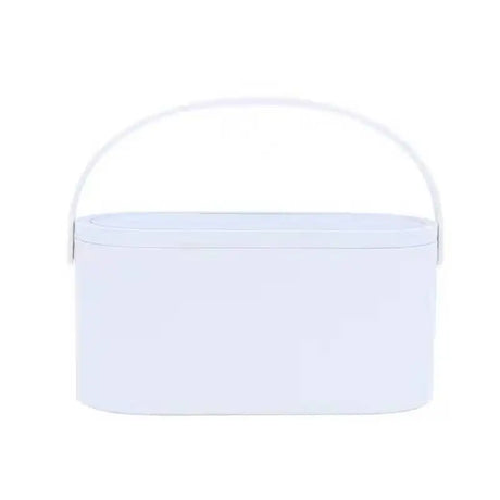 Makeup Organizer Box with LED Light Mirror Portable Travel Makeup Cosmetics Organizer Touch Light Storage Makeup Case