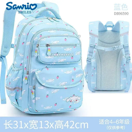 Sanrio Hello Kitty Backpack Mochilas Aestihic Kuromi Lightweight and Large Capacity Korean-Style Cute School Student Bag Gift