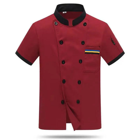 Professional Short Sleeve Chef Jacket for Food Service Industry