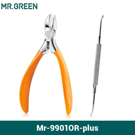 MR.GREEN Toenail Clippers Anti-Splash Ingrown Nail Olecranon Cutters Professional Pedicure Tools Stainless Steel