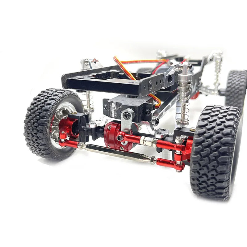 MN78 MN82 Metal Front And Rear Axle With 3mm To 4mm Shaft Sleeve 1/12 RC Car Upgrade Parts Accessories