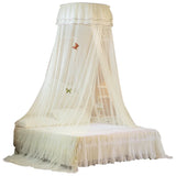 Universal Dome Mosquito Net Single Entrance Fine Mesh Bed Net Lace Curtain Bedroom Decoration Easy Installation