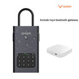 Lockin Tuya Smart Key Storage Lock Box IPX5 Waterproof Dynamic Password Key Safes Alloy BOX Bluetooth Remote Control Safe Box