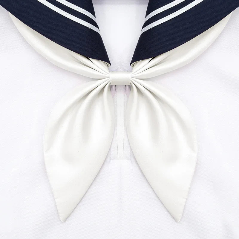 Japanese School Girl Cosplay Anime Sailor Suit Bow Tie Bowknot Neckties JK Girls Bowtie Sailor Uniform Collar Ties Sexy Clubwear