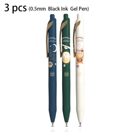 Deli 0.5mm 0.38mm Black Ink Harry Potter Gel Pen Office Supplies School Supplies Stationery Kawaii Gel Pen Signature Pen