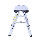 1 Step Stool Folding Ladder Aluminum Alloy Herringbone Ladder Thickened Ladder Stool Portable Home Outdoor Camping Fishing Stool