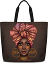 Women Tote Bags African American Women Satchel Handbags Black Girl Magic Shoulder Bag Large Capacity For Gym Travel Shopping