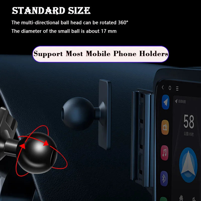 Car Mobile Phone Holder for BMW X1 F48 F49 2016~2019 Screen Car Mount GPS Bracket Cellphone Gravity Stand Auto Accessories 2018