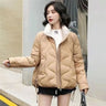 2023 New Winter  Down Cotton Women Short Parkas Jackets Casual Thick Warm Pattern Coat Female Winter Outwear Loose Jacket Parkas