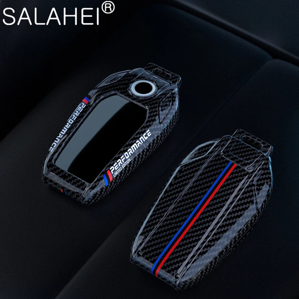 Car Carbon Fibre Key Cover Case Shell For BMW 5 7 Series G11 G12 G30 G31 G32 I8 I12 I15 G01 G02 G05 G07 X3 X4 X5 X7 Accessories