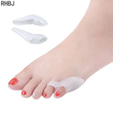 2Pcs Silicone Gel Thumb Corrector Bunion Foot Toe Hallux Valgus Protector Separator Finger Straightener Adjuster Foot Care Tool