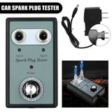 Dual Hole Spark Plug Tester Adjustable In-Line Ignition Plug Analyzer Spark Plug Test Pen Ignition Coil Checker Spark Tool