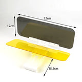 2 in 1 Car Sun Visor Polarized Sunshade Plate Clear Anti-Dazzle Car Day-night Mirror Adjustable Windshield Car Accessorie